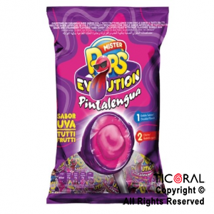 CHUPETIN MR.POP EVOLUTION PINTALENGUA 24X18G X 1